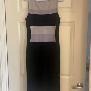 The Karen Millen Bodycon Stretch Midi Dress in size 2